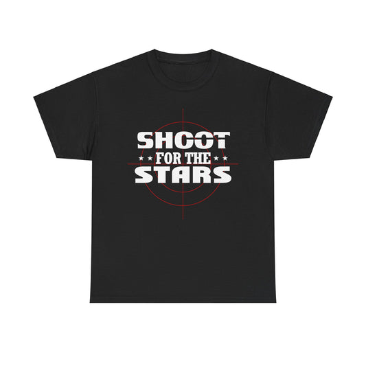 Inspiring 'Shoot for the Stars' T-shirt | Motivational Tee for Dreamers