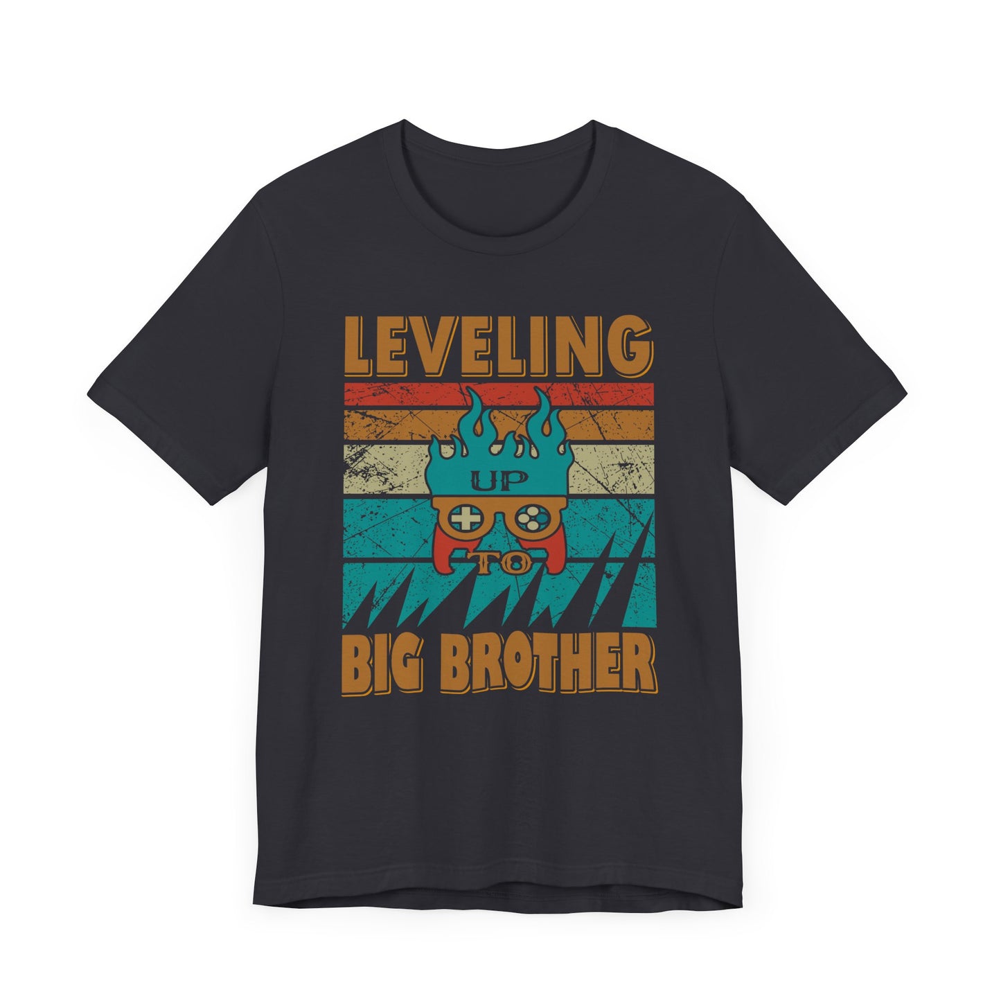 Leveling Up To Big Brother T-shirt, Game Tshirt, Gaming Shirt, Unisex Shirt, Crewneck Shirt, Short Sleeve Tee, Gift for Him, Gift for Her