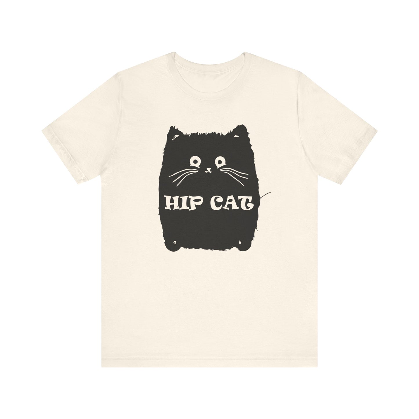 Hip Cat T-shirt, Cat Lover Tshirt, Pet Shirt, Animal Unisex Shirt, Crewneck Shirt, Short Sleeve Tee, Gift for Him, Gift for Her