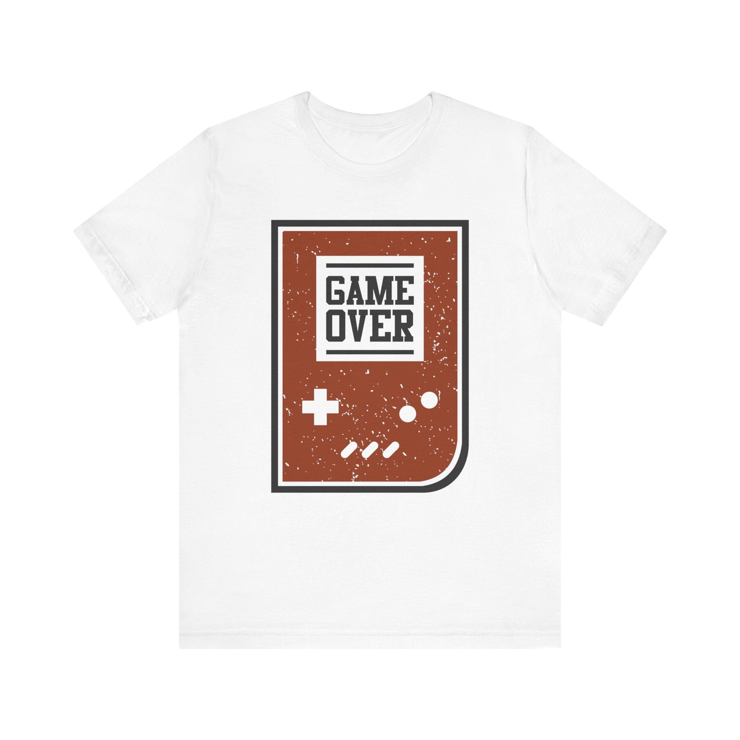 Game Over T-shirt, Gamer Tshirt, Gameboy Shirt, Game Lover Unisex Shirt, Game Over Crewneck Shirt, Short Sleeve Tee, Gift for Him