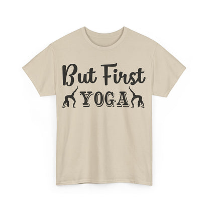 But First Yoga T-Shirt | Women's Relaxation Tee | Workout Apparel | Yoga Lover Gift