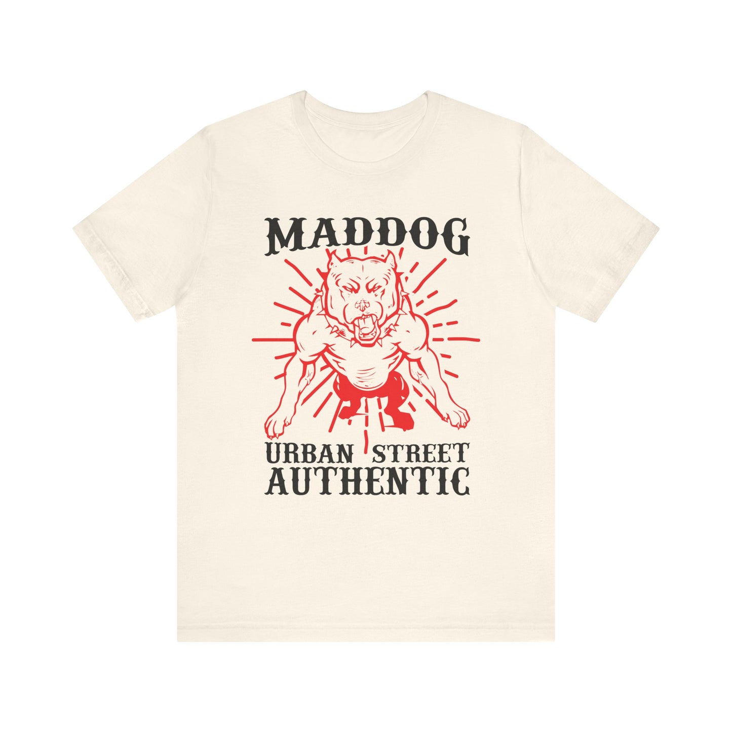 Maddog Urban Street Authentic T-shirt, Dog Tshirt, Pet Shirt, Unisex Shirt, Crewneck Shirt, Short Sleeve Tee, Gift for Him, Gift for Her