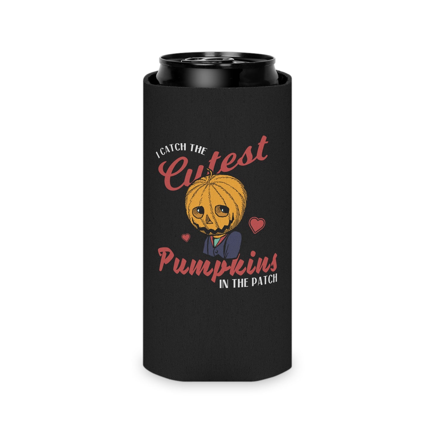 Catching the Cutest Pumpkins Can Cooler