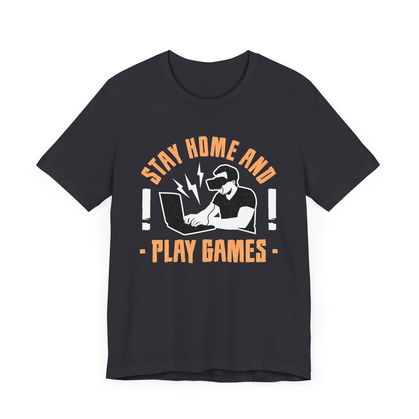 Stay Home And Play Games T-shirt, Gamer Tshirt, Gameboy Shirt, Game Lover Unisex Shirt, Crewneck Shirt, Short Sleeve Tee, Gift for Him