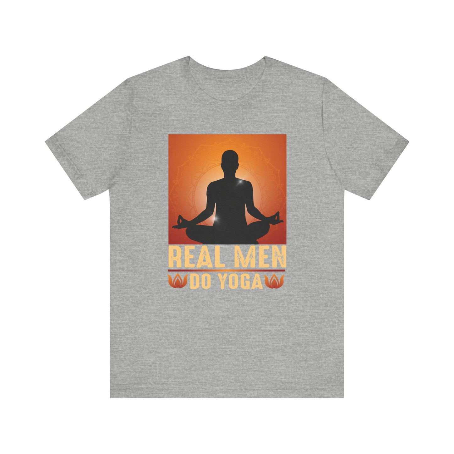 Real Men Do Yoga T-shirt, Yoga Tshirt, Yoga Meditation Shirt, Yoga Lover Unisex Shirt, Crewneck Shirt, Short Sleeve Tee, Gift for Him