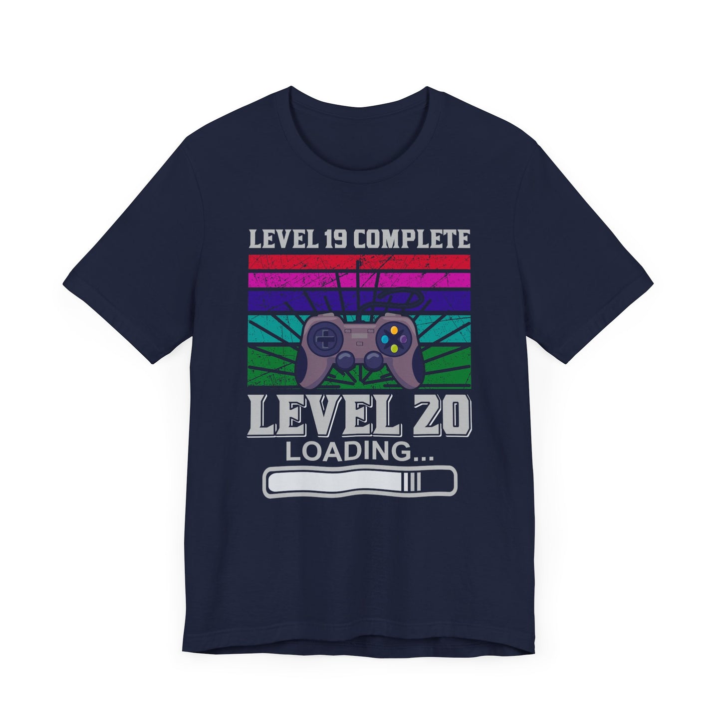 Level 19 Complete T-shirt, Gameboy Tshirt, Gaming Shirt, Game Lover Unisex Shirt, Crewneck Shirt, Short Sleeve Tee, Gift for Him