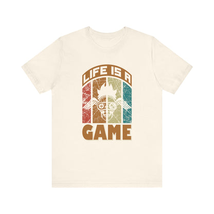 Life Is a Game T-shirt, Game Lover Tshirt, Gaming Shirt, Unisex Shirt, Crewneck Shirt, Short Sleeve Tee, Gift for Him, Gift for Her