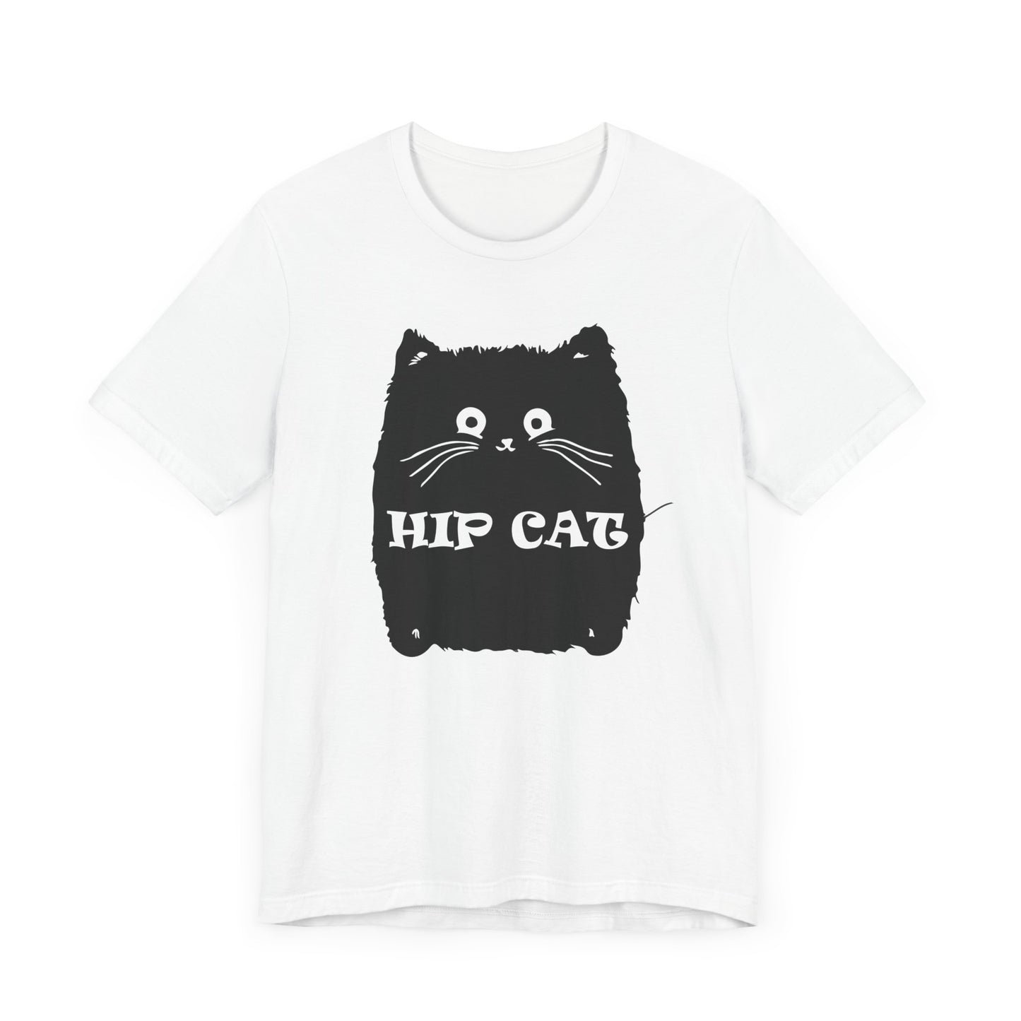 Hip Cat T-shirt, Cat Lover Tshirt, Pet Shirt, Animal Unisex Shirt, Crewneck Shirt, Short Sleeve Tee, Gift for Him, Gift for Her