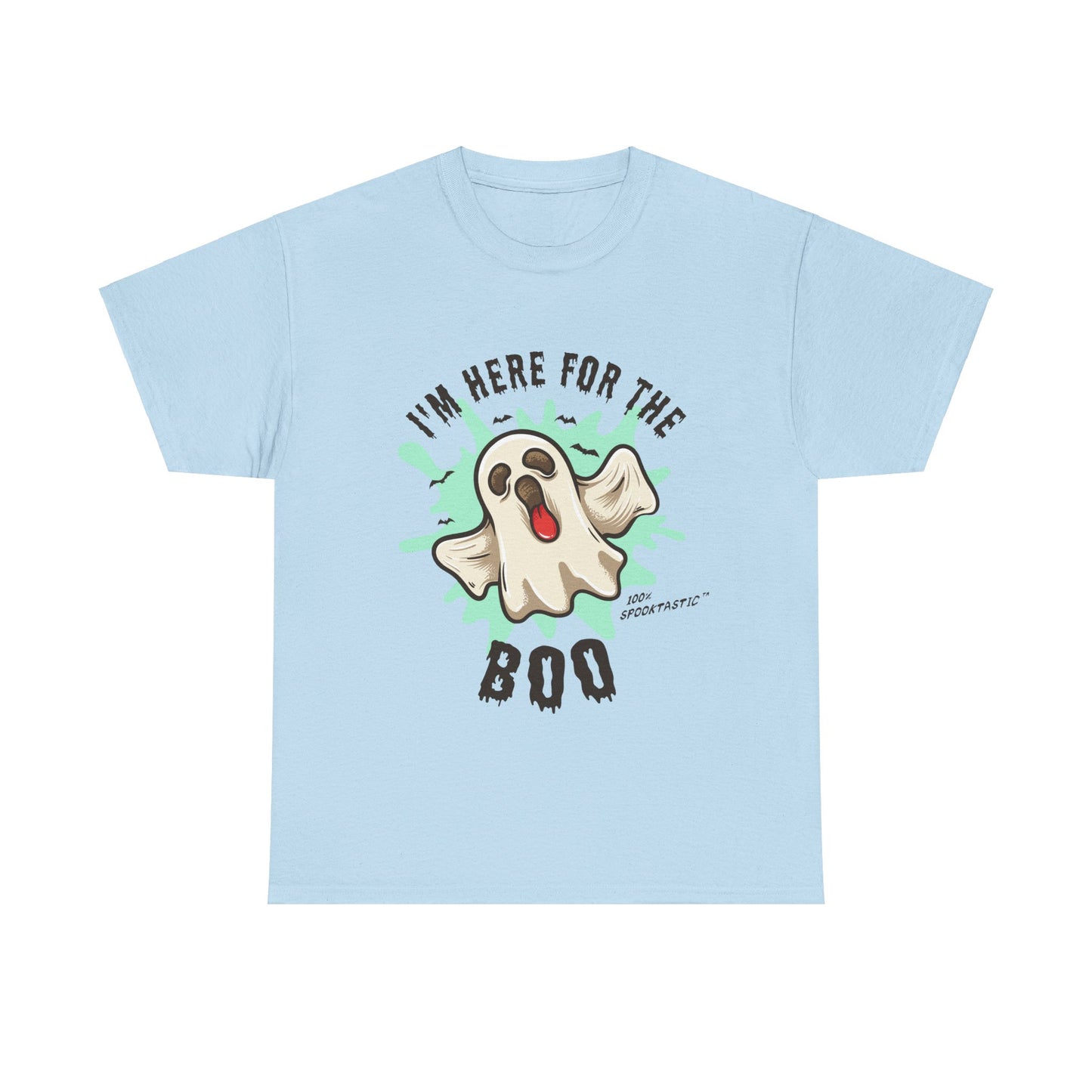 Funny Halloween T-shirt - I'm Here for the BOO - Spooky Ghost Shirt - Halloween Costume Tee