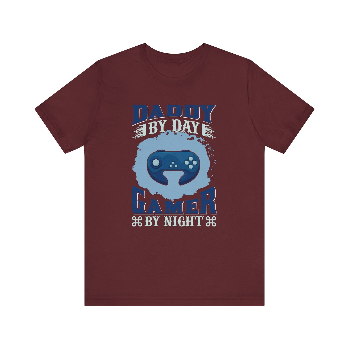 Daddy By Day Gamer By Night T-shirt, Gameboy Tshirt, Gaming Shirt, Game Lover Unisex Shirt, Crewneck Shirt, Short Sleeve Tee, Gift for Him