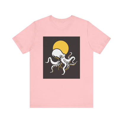 Octopus T-shirt, Deep Sea Tshirt, Dark Ocean Shirt, Unisex Shirt, Crewneck Shirt, Short Sleeve Tee, Gift for Him, Gift for Her