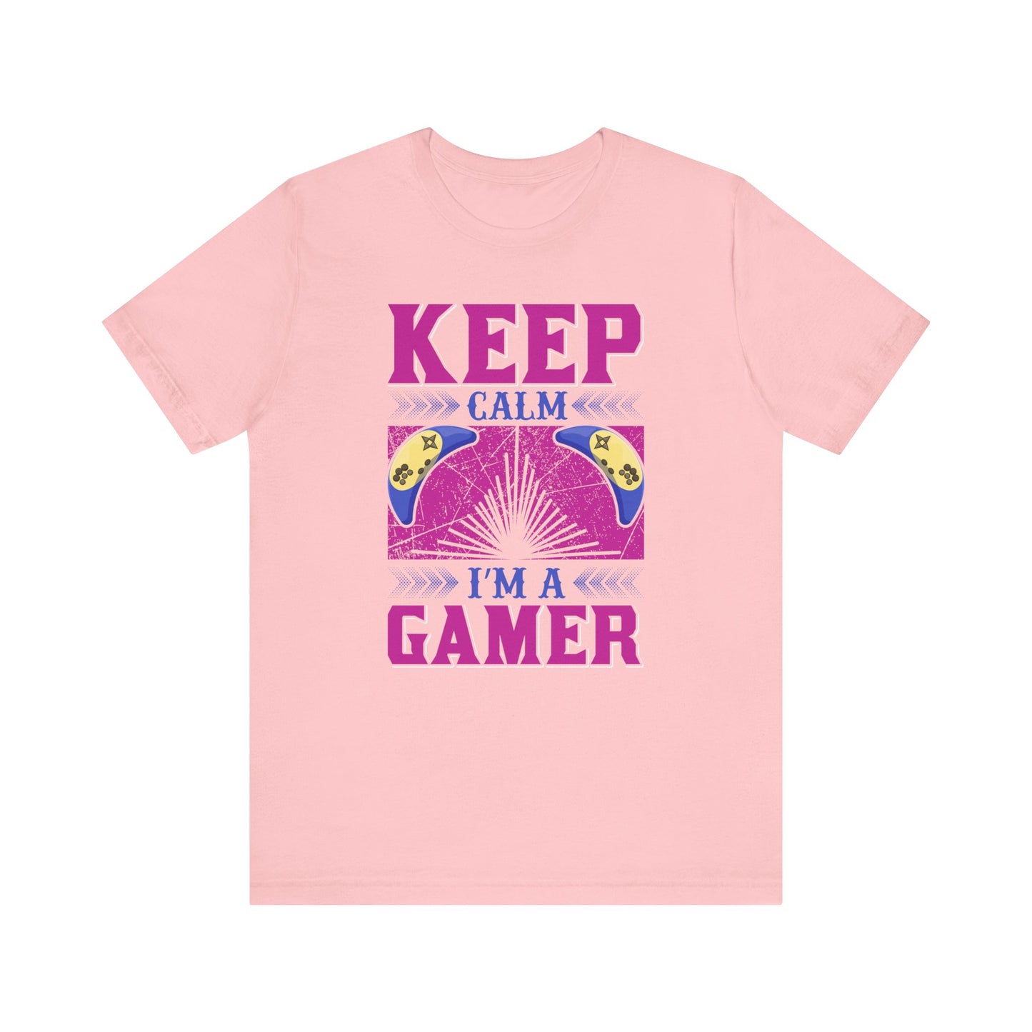 Keep Calm I'm A Gamer T-shirt, Gaming Tshirt, Game Lover Shirt, Unisex Shirt, Crewneck Shirt, Short Sleeve Tee, Gift for Him, Gift for Her