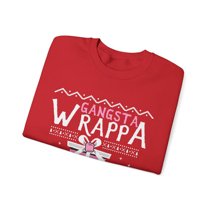 Gangsta Wrappa Gift Box Sweatshirt - Unwrap Festive Style!