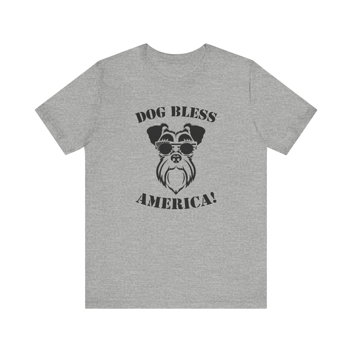 Dog Bless America T-shirt, Dog Lover Tshirt, Animal Shirt, Pet Unisex Shirt, Crewneck Shirt, Short Sleeve Tee, Gift for Him, Gift for Her