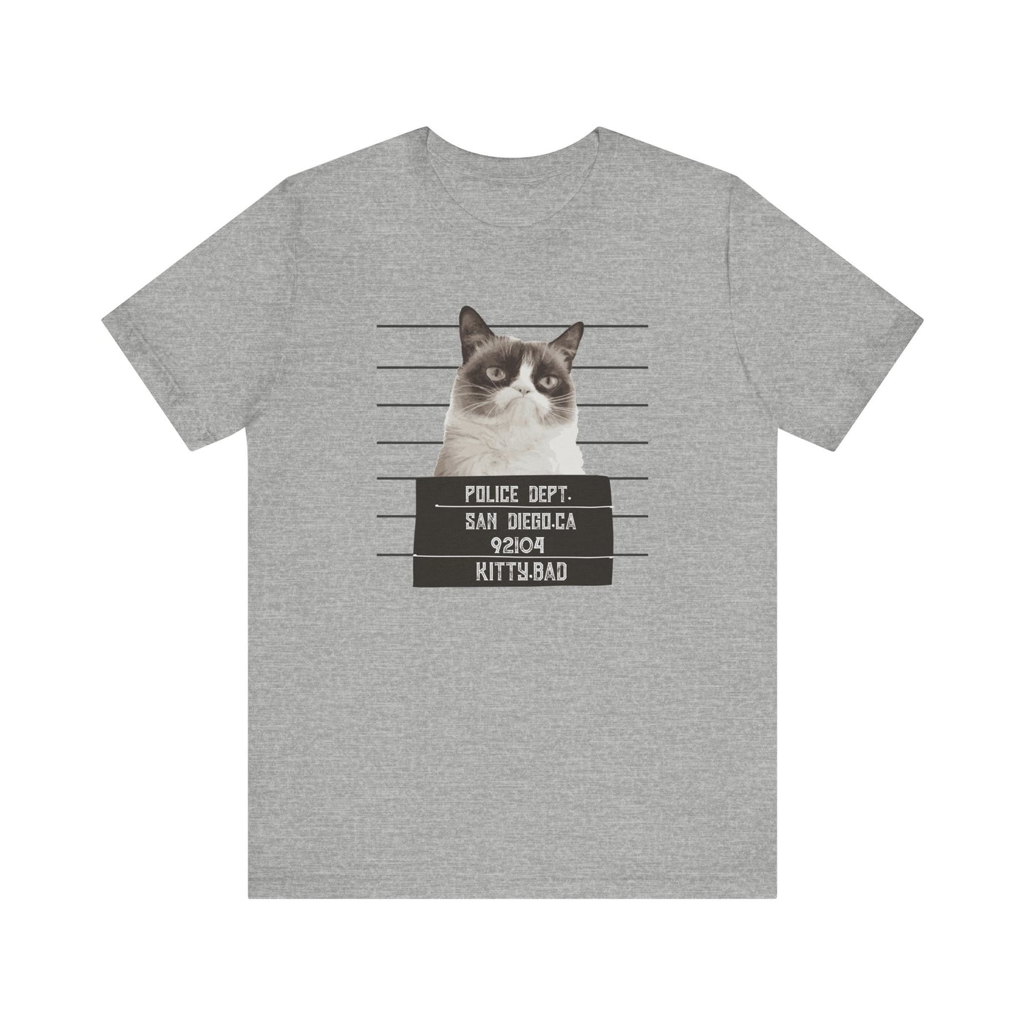 Police Dept. T-shirt, Cat Lover Tshirt, Pet Shirt, Animal Unisex Shirt, Crewneck Shirt, Short Sleeve Tee, Gift for Him, Gift for Her