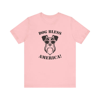 Dog Bless America T-shirt, Dog Lover Tshirt, Animal Shirt, Pet Unisex Shirt, Crewneck Shirt, Short Sleeve Tee, Gift for Him, Gift for Her