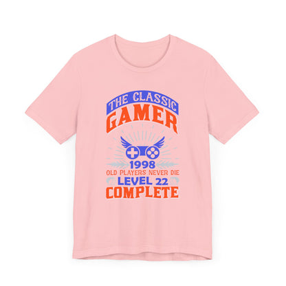 The Classic Gamer 1998 T-shirt, Gameboy Tshirt, Game Lover Shirt, Gaming Unisex Shirt, Crewneck Shirt, Short Sleeve Tee, Gift for Him