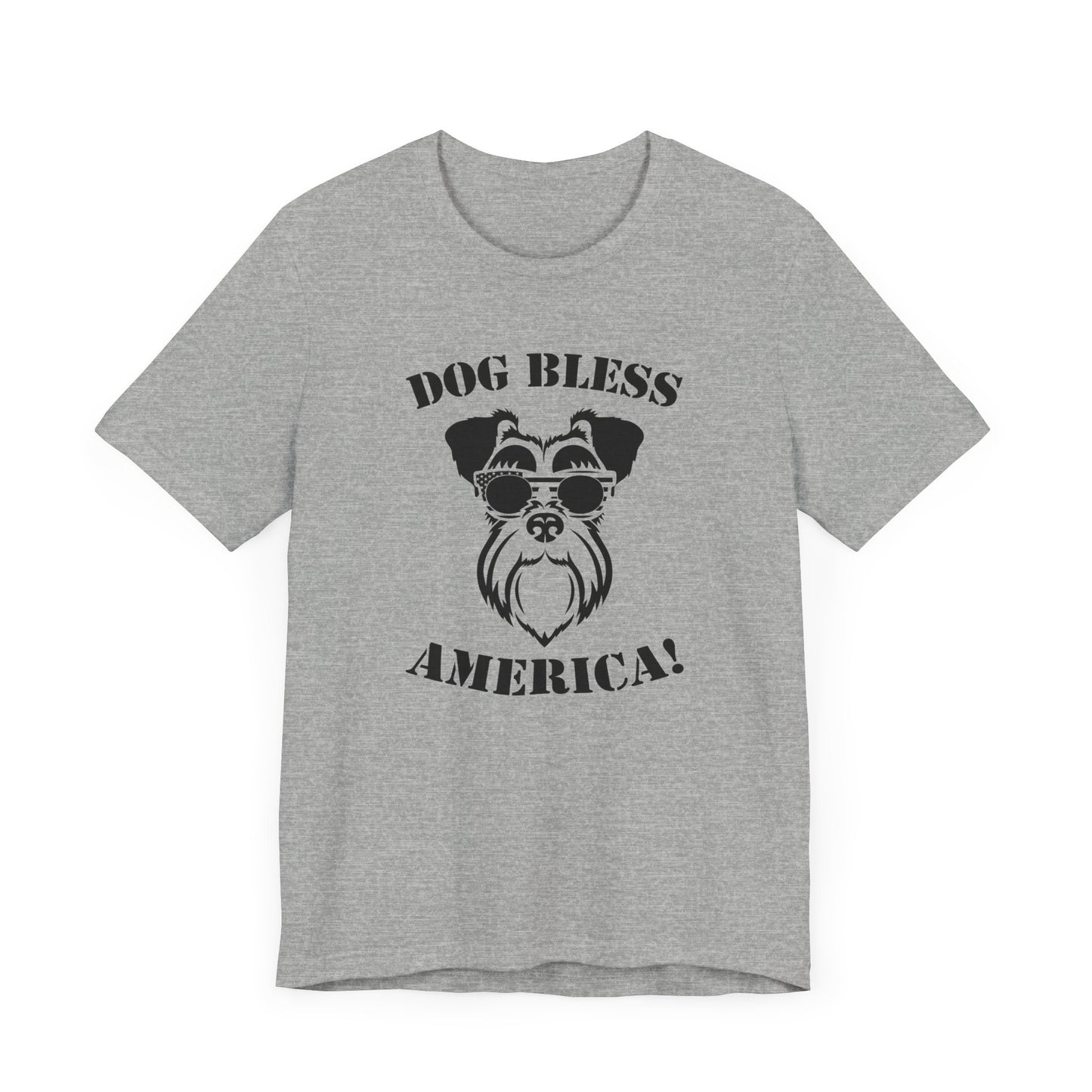 Dog Bless America T-shirt, Dog Lover Tshirt, Animal Shirt, Pet Unisex Shirt, Crewneck Shirt, Short Sleeve Tee, Gift for Him, Gift for Her