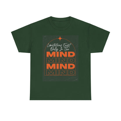 Limitations Exist Only in the Mind, Motivational Shirt, Inspirational Tee, Empowering Apparel.