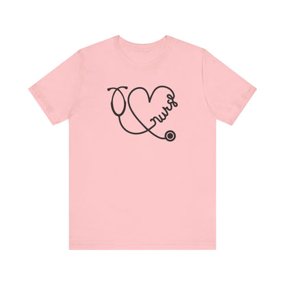 Nurse T-shirt, Doctor Tshirt, Shirt, Nurse Heart Shirt, Crewneck Shirt, Short Sleeve Tee, Gift for Him, Gift for Her