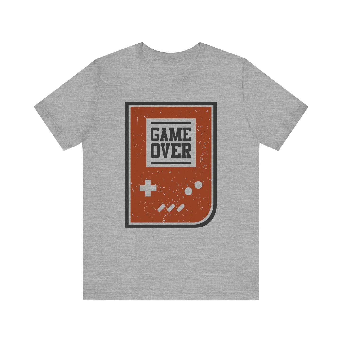 Game Over T-shirt, Gamer Tshirt, Gameboy Shirt, Game Lover Unisex Shirt, Game Over Crewneck Shirt, Short Sleeve Tee, Gift for Him