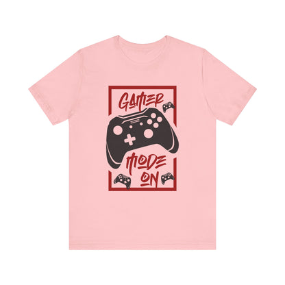 Gamer Mode On T-shirt, Gaming Tshirt, Game Lover Shirt, Gameboy Unisex Shirt, Crewneck Shirt, Short Sleeve Tee, Gift for Him, Gift for Her