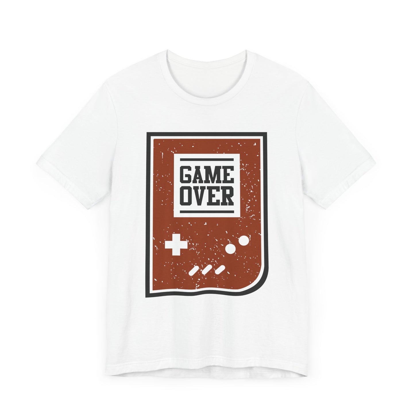 Game Over T-shirt, Gamer Tshirt, Gameboy Shirt, Game Lover Unisex Shirt, Game Over Crewneck Shirt, Short Sleeve Tee, Gift for Him