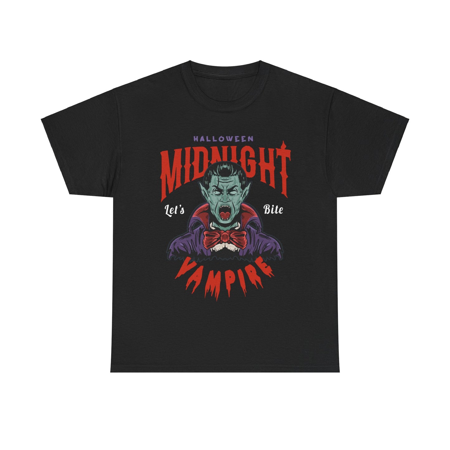 Midnight Vampire Halloween T-shirt - Spooky Dracula Tee - Halloween Costume Shirt