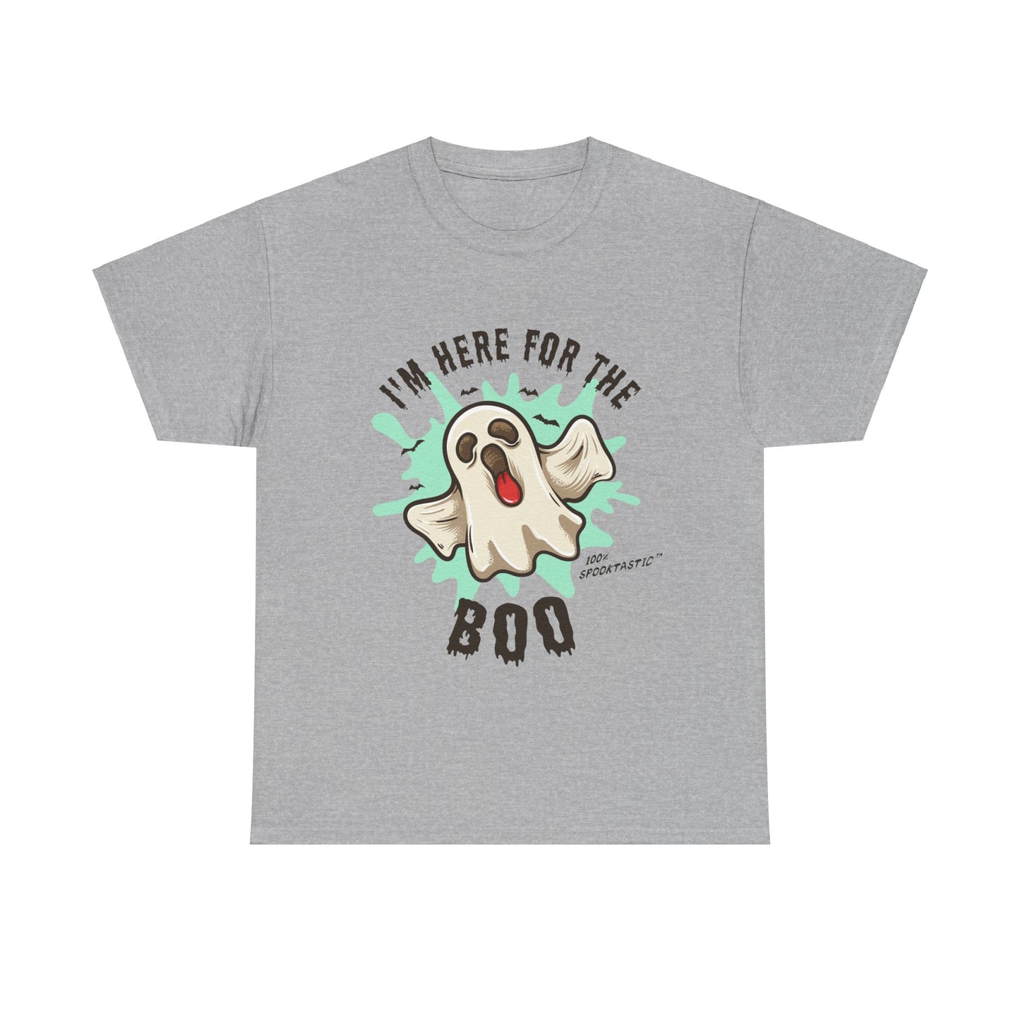 Funny Halloween T-shirt - I'm Here for the BOO - Spooky Ghost Shirt - Halloween Costume Tee