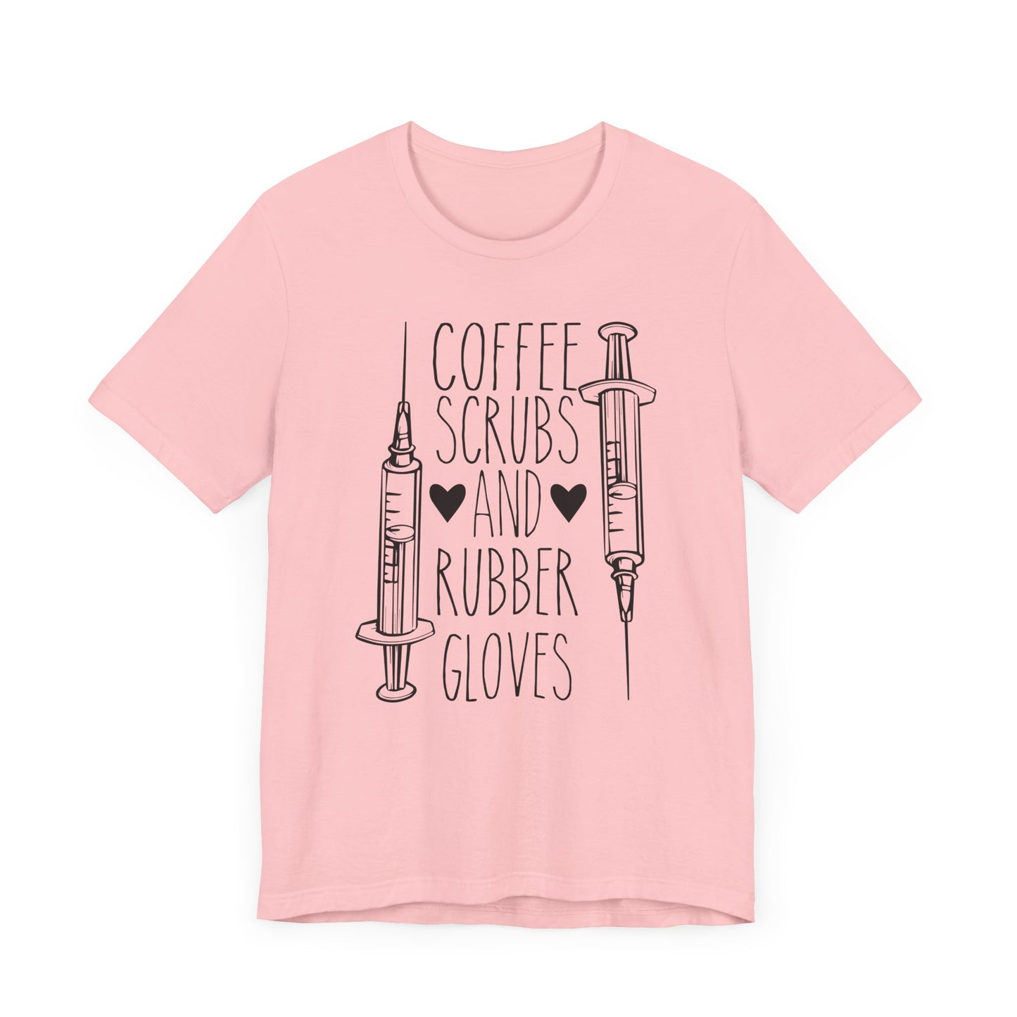 Coffee Scrubs And Rubber Gloves T-shirt, Doctor Shirt, Unisex Shirt, Crewneck Shirt, Short Sleeve Tee, Gift for Him, Gift for Her