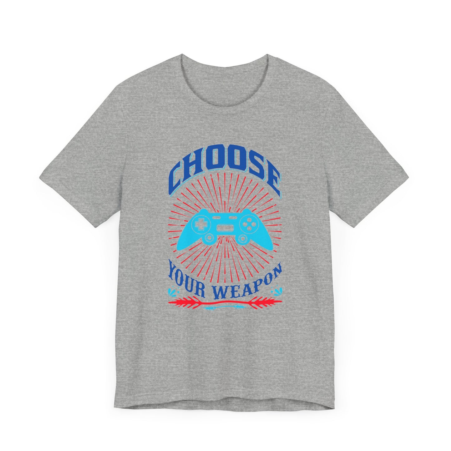 Choose Your Weapon T-shirt, Gaming Tshirt, Gameboy Shirt, Game Lover Unisex Shirt, Crewneck Shirt, Short Sleeve Tee, Gift for Him