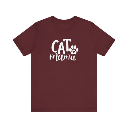 Cat Mama T-shirt, Cat Tshirt, Pet Shirt, Unisex Shirt, Crewneck Shirt, Short Sleeve Tee, Gift for Him, Gift for Her