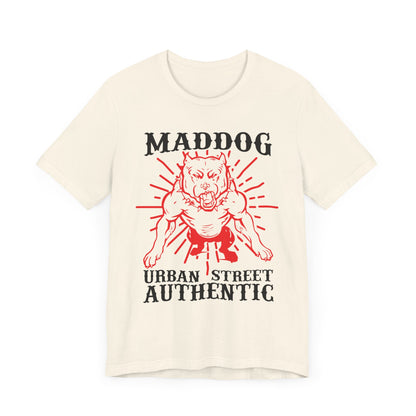 Maddog Urban Street Authentic T-shirt, Dog Tshirt, Pet Shirt, Unisex Shirt, Crewneck Shirt, Short Sleeve Tee, Gift for Him, Gift for Her