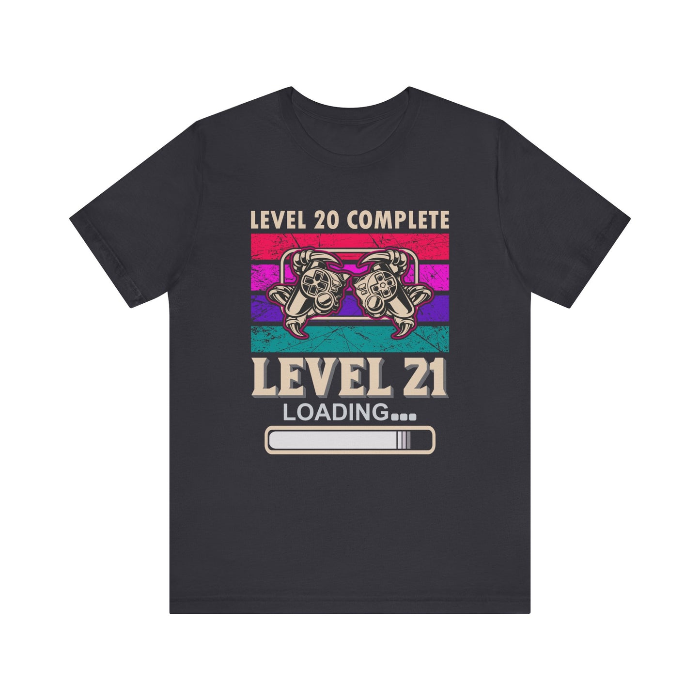 Level 20 Complete T-shirt, Gameboy Tshirt, Gamer Shirt, Game Unisex Shirt, Game Player Crewneck Shirt, Short Sleeve Tee, Gift for Him