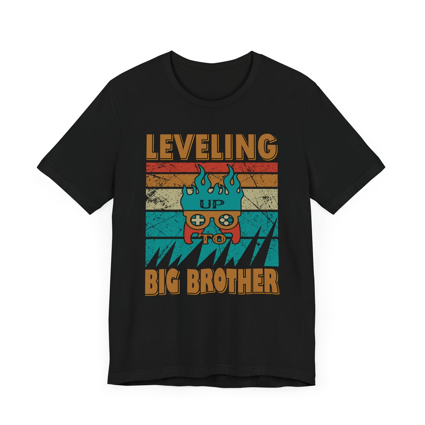 Leveling Up To Big Brother T-shirt, Game Tshirt, Gaming Shirt, Unisex Shirt, Crewneck Shirt, Short Sleeve Tee, Gift for Him, Gift for Her