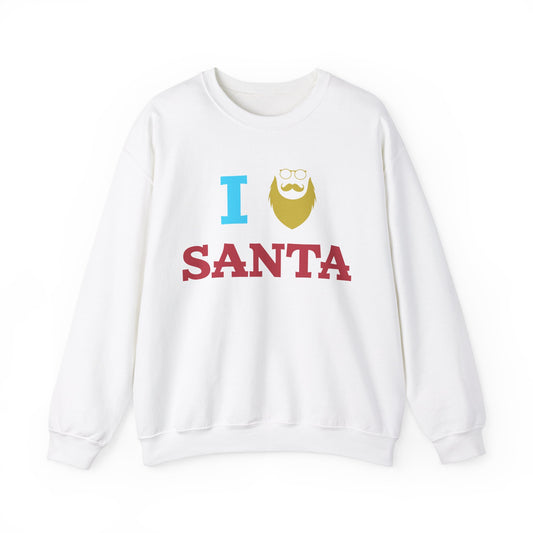 Christmas 'I Love Santa' Sweatshirt - Festive Holiday Apparel