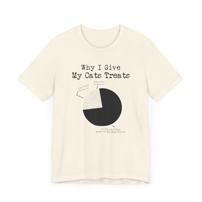 Why I Give My Cats Treats T-shirt, Cat Treats Tshirt, Cat Shirt, Unisex Shirt, Crewneck Shirt, Short Sleeve Tee, Gift for Him, Gift for Her