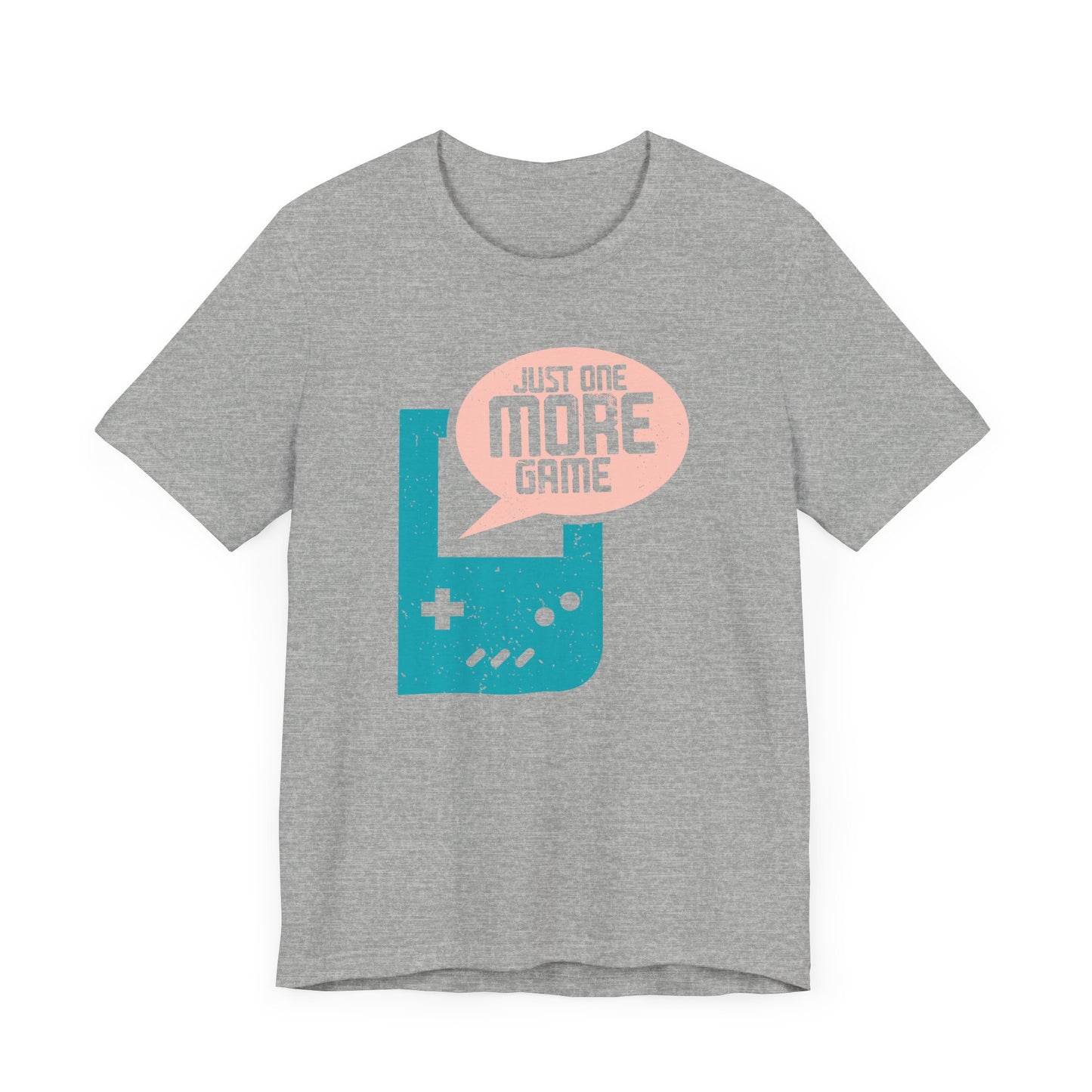 Just One More Game T-shirt, Gamer Tshirt, Gameboy Shirt, Game Lover Unisex Shirt, Gaming Crewneck Shirt, Short Sleeve Tee, Gift for Him