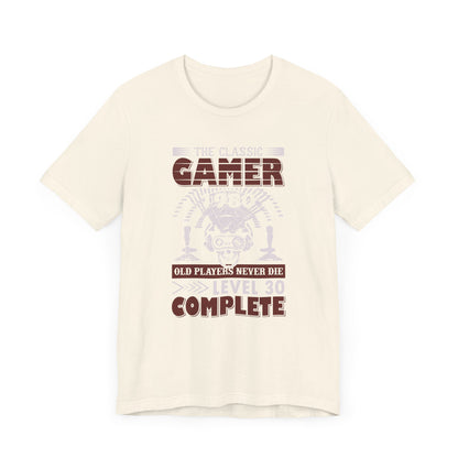 The Classic Gamer 1980 T-shirt, Gaming Tshirt, Game Lover Shirt, Classic Unisex Shirt, Crewneck Shirt, Short Sleeve Tee, Gift for Him