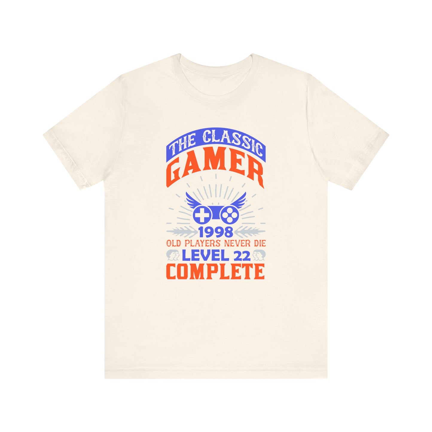 The Classic Gamer 1998 T-shirt, Gameboy Tshirt, Game Lover Shirt, Gaming Unisex Shirt, Crewneck Shirt, Short Sleeve Tee, Gift for Him