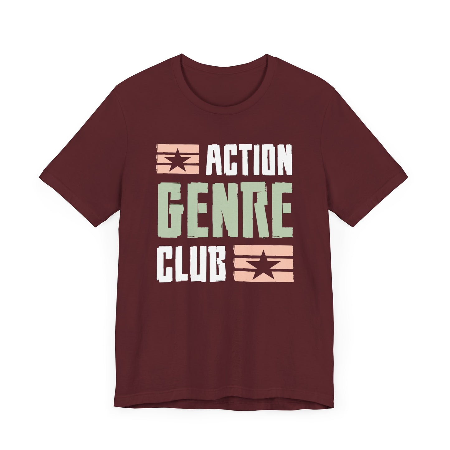 Action Genre Club T-shirt, Movie Tshirt, Entertainment Shirt, Unisex Shirt, Crewneck Shirt, Short Sleeve Tee, Gift for Him, Gift for Her