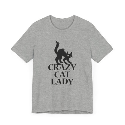 Crazy Cat T-shirt, Pussy Cat Tshirt, Cat Lover Shirt, Pet Unisex Shirt, Crewneck Shirt, Short Sleeve Tee, Gift for Him, Gift for Her