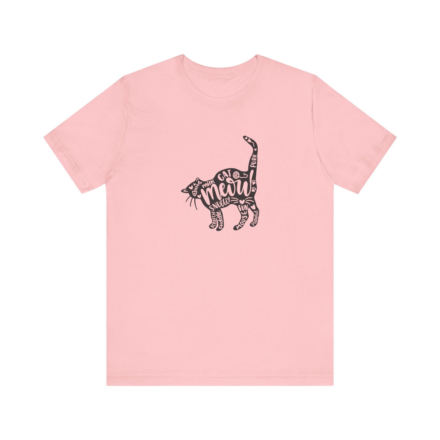 Cat Paw Mewoo T-shirt, Cat Tshirt, Pet Shirt, Unisex Shirt, Crewneck Shirt, Short Sleeve Tee, Gift for Him, Gift for Her