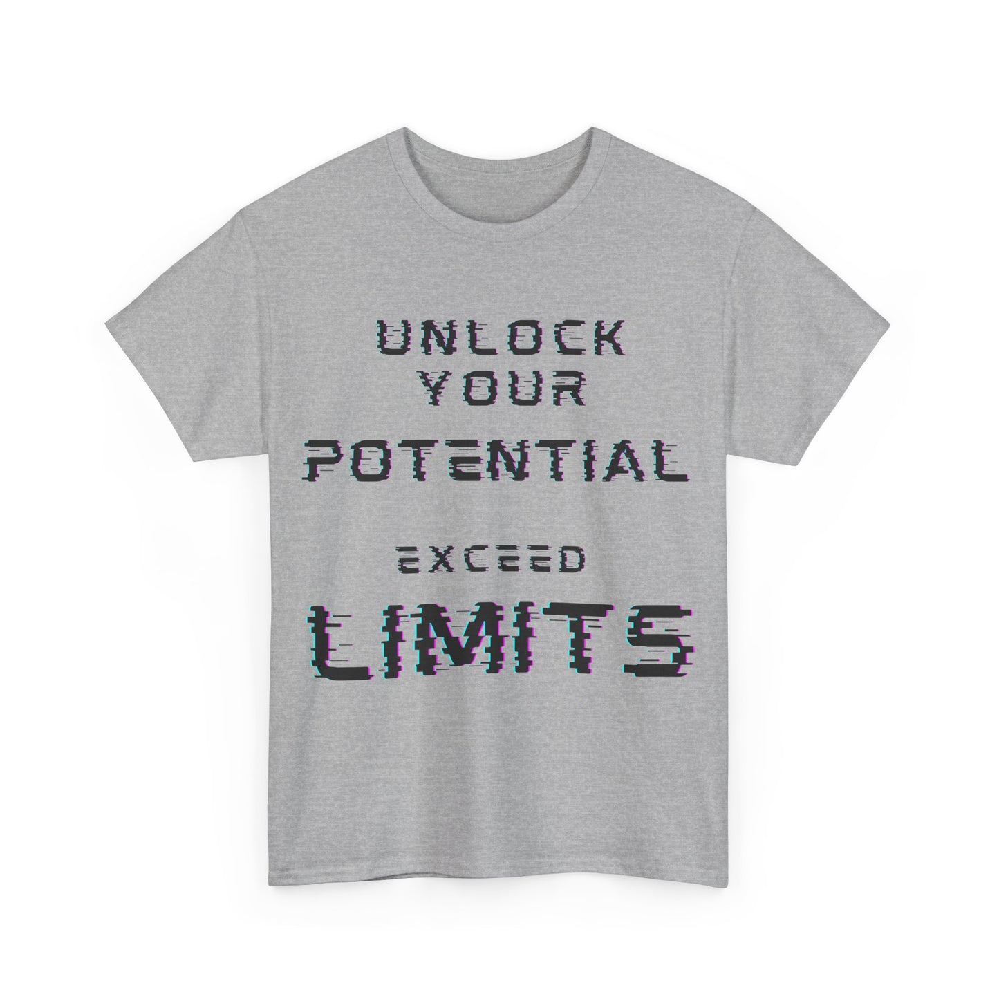 Unlock Your Potential, Exceed Limits, Motivational Shirt, Inspirational Tee, Empowering Apparel.