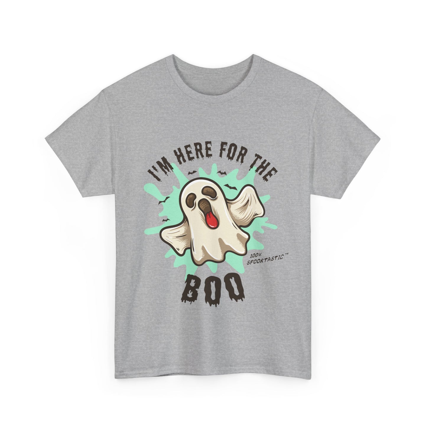 Funny Halloween T-shirt - I'm Here for the BOO - Spooky Ghost Shirt - Halloween Costume Tee