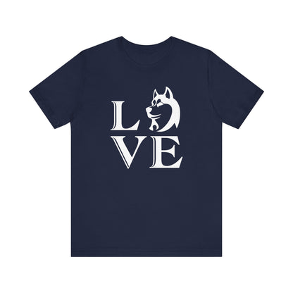 Love T-shirt, Dog Tshirt, Pet Shirt, Unisex Shirt, Crewneck Shirt, Short Sleeve Tee, Gift for Him, Gift for Her