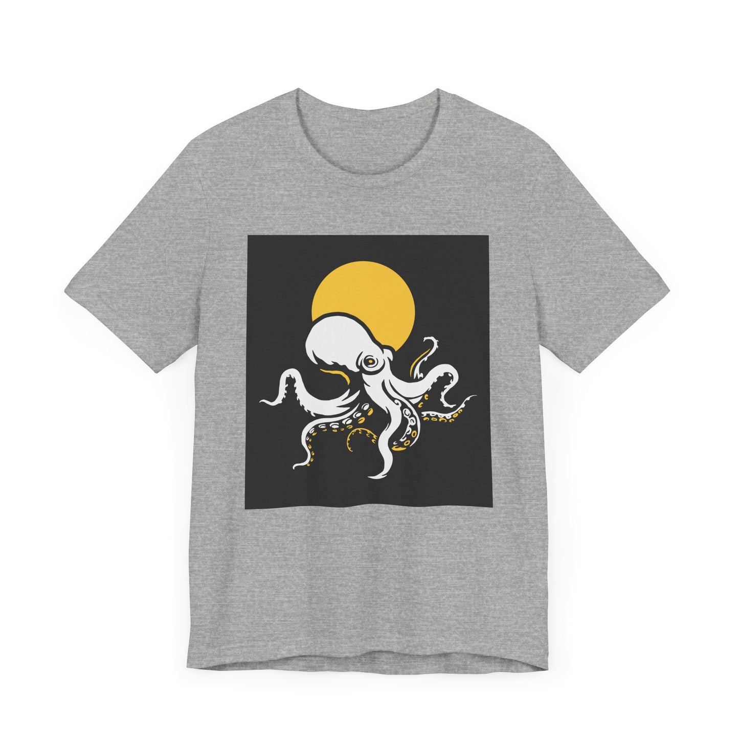 Octopus T-shirt, Deep Sea Tshirt, Dark Ocean Shirt, Unisex Shirt, Crewneck Shirt, Short Sleeve Tee, Gift for Him, Gift for Her