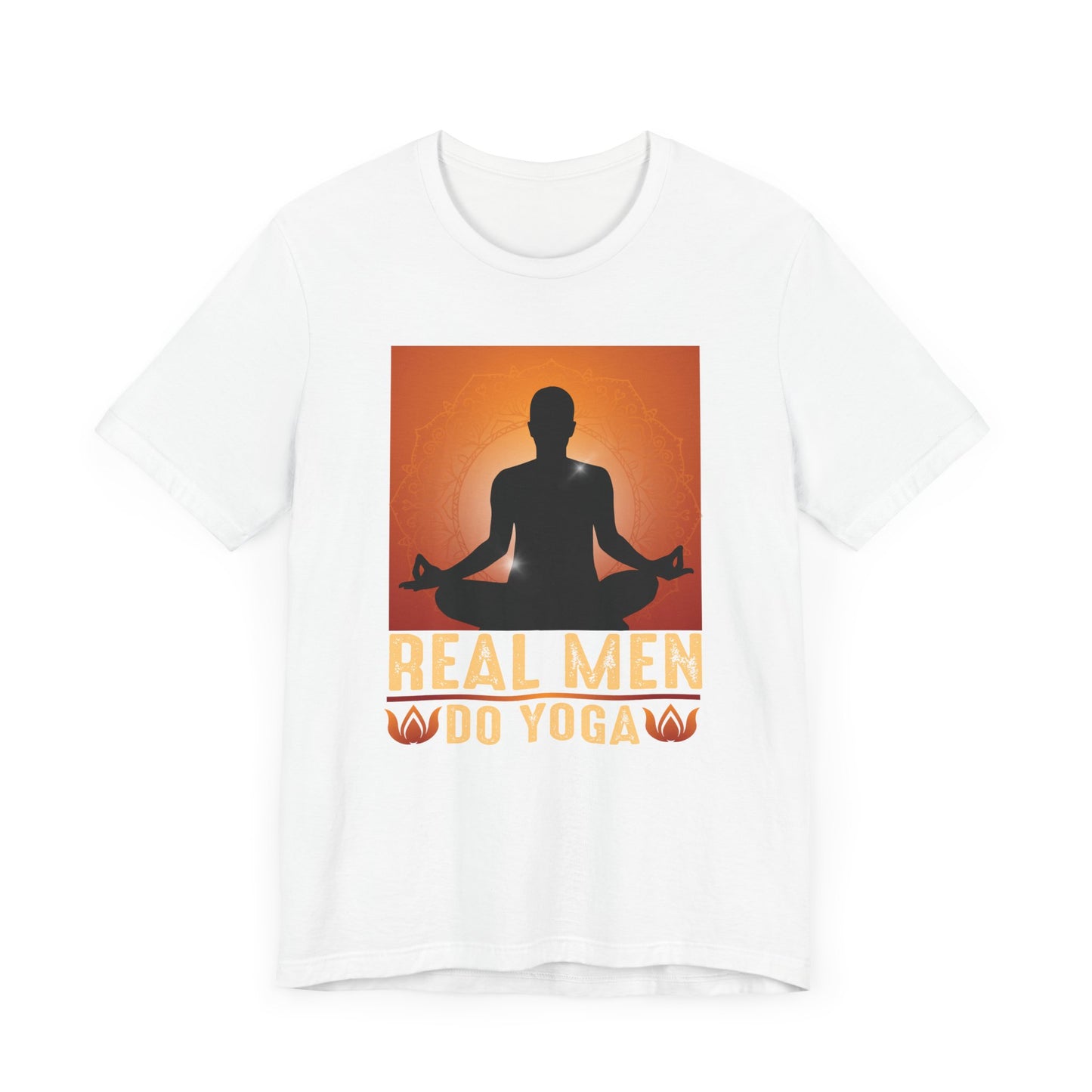 Real Men Do Yoga T-shirt, Yoga Tshirt, Yoga Meditation Shirt, Yoga Lover Unisex Shirt, Crewneck Shirt, Short Sleeve Tee, Gift for Him