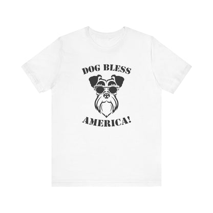 Dog Bless America T-shirt, Dog Lover Tshirt, Animal Shirt, Pet Unisex Shirt, Crewneck Shirt, Short Sleeve Tee, Gift for Him, Gift for Her