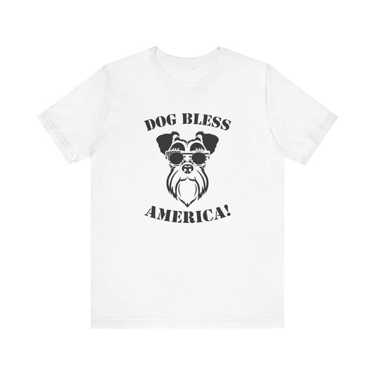 Dog Bless America T-shirt, Dog Lover Tshirt, Animal Shirt, Pet Unisex Shirt, Crewneck Shirt, Short Sleeve Tee, Gift for Him, Gift for Her